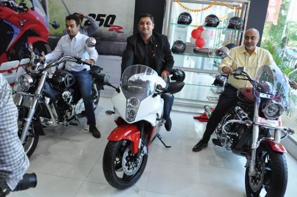 DSK Hyosung inaugurates exclusive superbikes showroom in Chandigarh