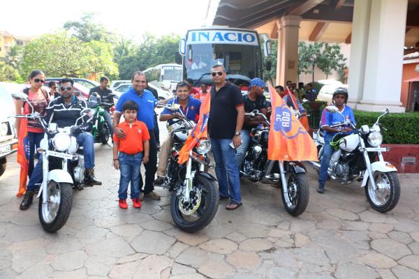 FC Goato ride down to Fatorda with DSK Benelli superbikes