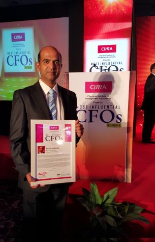 Manappuram's CFO in 100 MOST INFLUENTIAL CFOs 